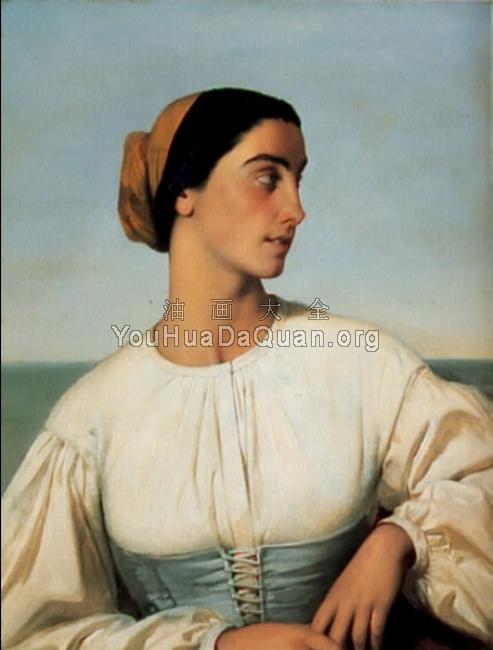 Woman from St. Jean de Luz - 尤金·埃马纽埃尔·阿毛里·杜瓦尔